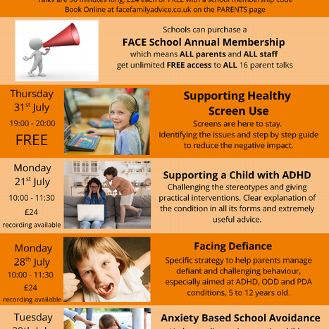 FACE: Family Advice July Newsletter